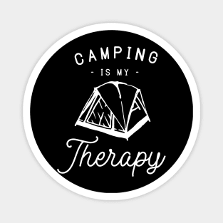 Camping Is My Therapy Magnet